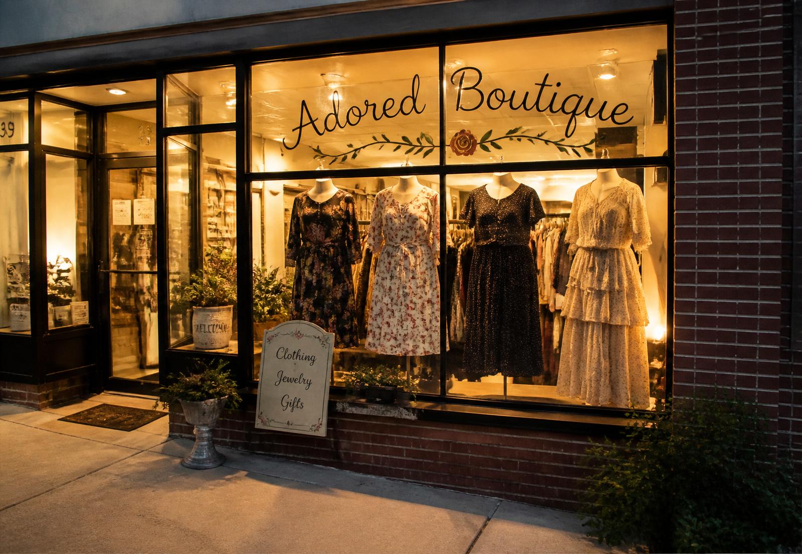 Friendly storefront of Top Designs on Broad Street in Elizabeth, NJ